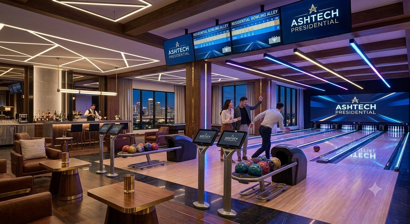 Clubhouse Bowling Alley - Ashtech Presidential Towers