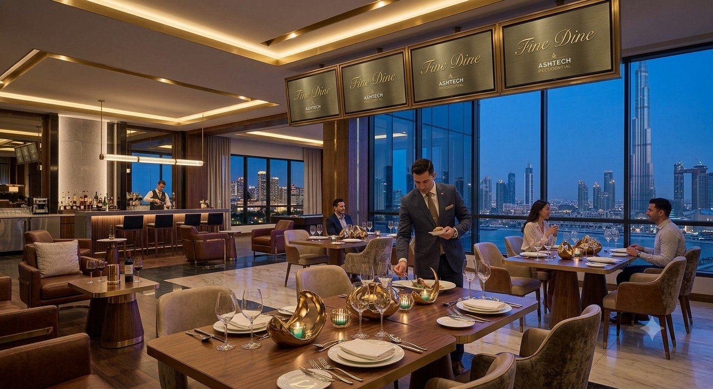 Fine Dine Restaurant - Ashtech Presidential Towers