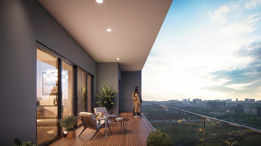 Ashtech Presidential Towers Sector 12 Greater Noida West Exterior Architecture Render