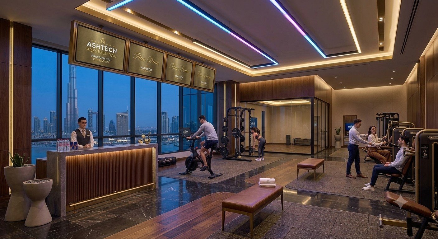 Fully Equipped Gymnasium - Ashtech Presidential Towers