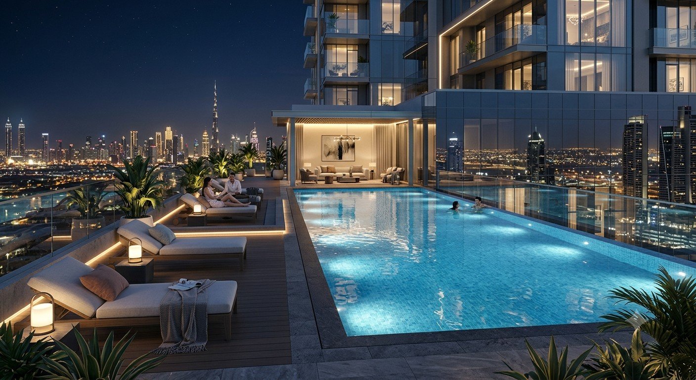 Temperature Controlled Swimming Pool - Ashtech Presidential Towers